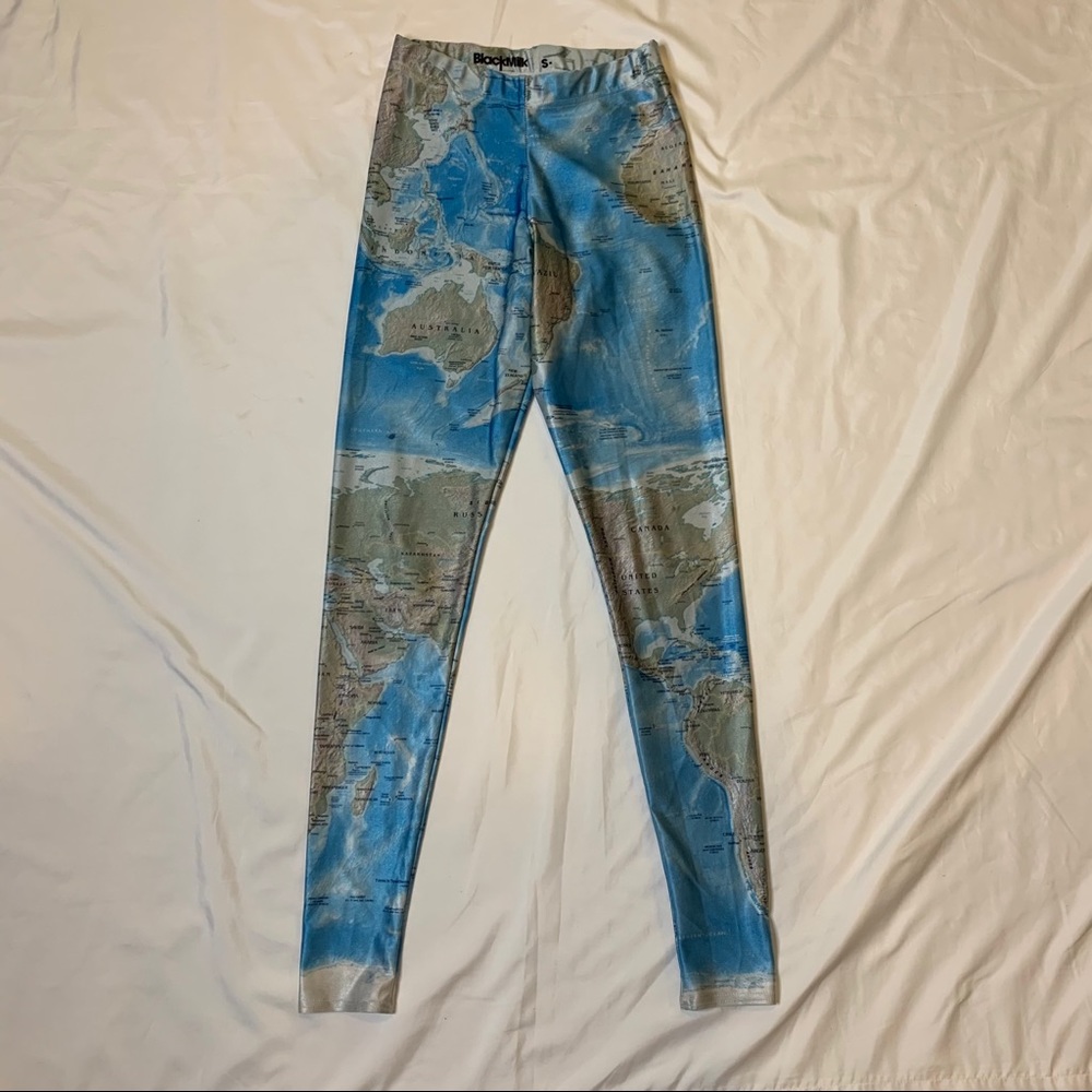 BlackMilk World Globe Leggings